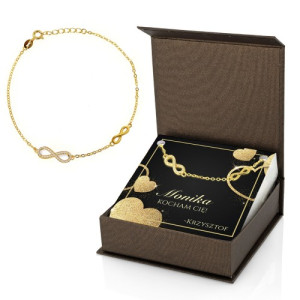 Bransoletka nieskończoność dla ukochanej - Prawdziwa miłość