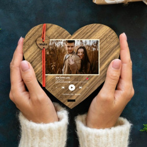 Bransoletka na sznurku i kartka na walentynki dla niej - Nasza piosenka