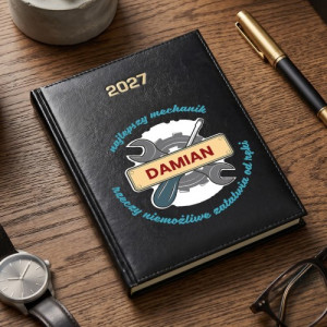 Kalendarz 2027 z nadrukiem dla mechanika - Robi rzeczy niemożliwe