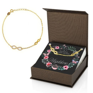 Bransoletka nieskończoność na wieczór panieński - Wieczna miłość