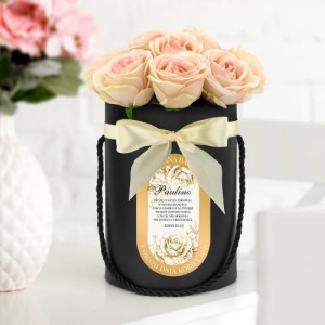 Flower box ze sztucznymi kwiatami dla babci - Zawsze uśmiechnięta