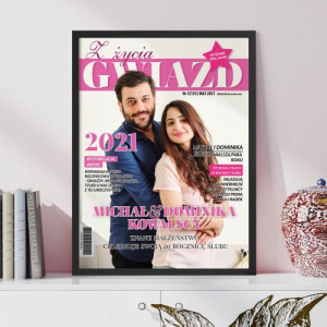 Okładka magazynu ze zdjęciem na 20 rocznicę ślubu - Zakochani