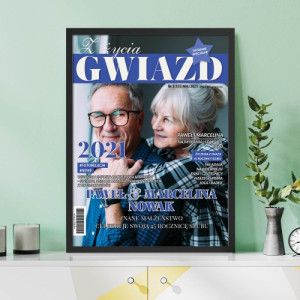 Okładka magazynu ze zdjęciem na 45 rocznicę ślubu - Bliskość
