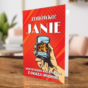 Kartka imieninowa dla niego - Setki gości
