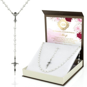 Różaniec komunijny dla dziewczynki - Wiara i nadzieja