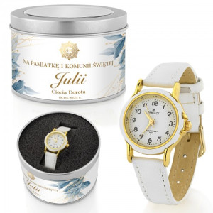 Zegarek Perfect LP284 na komunię w pudełku z nadrukiem - Pamiątka