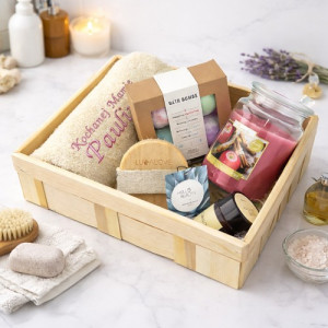 Zestaw SPA do kąpieli ze szczotką Lullalove® dla mamy - Relaks