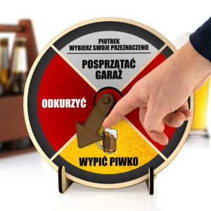 Koło fortuny z nadrukiem dla miłośnika piwa - Przeznaczenie