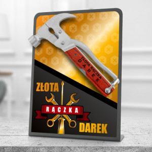 Narzędzie Multitool z grawerem dla majsterkowicza - Złota rączka