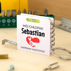 Brelok metrówka z nadrukiem imienia na dzień chłopaka - Złota rączka