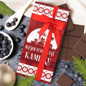 Czekolada personalizowana dla niego na święta - Słodki czas