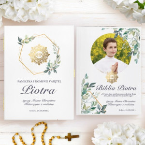 Biblia dla dzieci w drewnianym etui na komunię - Miłość Boga