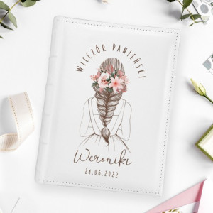 Album na zdjęcia z nadrukiem na wieczór panieński - Biała sukienka