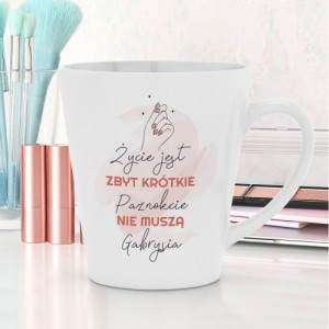 Kubek z nadrukiem dla kosmetyczki - Odrobina szaleństwa