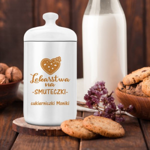 Pojemnik na ciastka z nadrukiem dla niej - Lekarstwa na smuteczki
