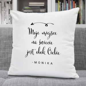 Poduszka z nadrukiem dla ukochanego - Zawsze przy Tobie