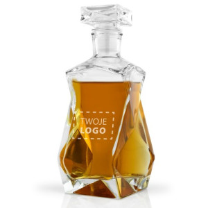 Karafka z grawerem logo - Szlachetny trunek