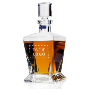 Karafka do whisky z grawerem logo - Smakosz