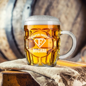 Kufel do piwa z grawerem dla niego - Super facet