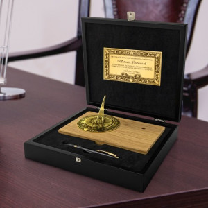 Ekskluzywny zestaw na biurko z długopisem Parker IM z grawerem - Emerytura