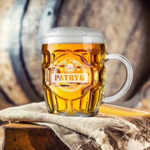 Kufel do piwa z grawerem dla niego - Numer jeden