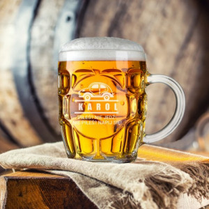 Kufel do piwa z grawerem dla mężczyzny - Napij się!