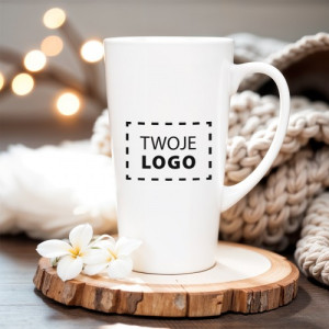 Kubek latte z nadrukiem logo - Barista