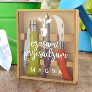 Narzędzia ogrodowe Opinel w skrzynce - Czasami przesadzam
