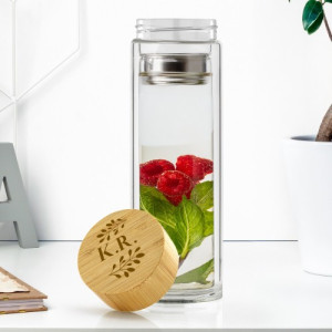 Butelka termiczna szklana z nadrukiem - Jesieniara