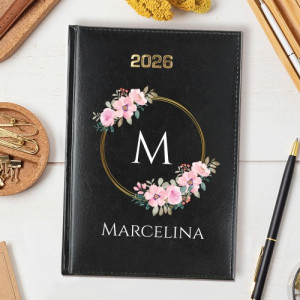 Kalendarz na 2026 z nadrukiem - Monogram