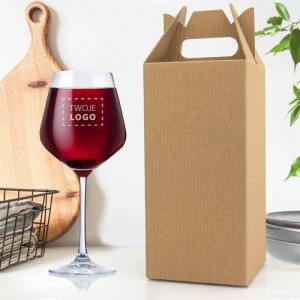 Kieliszek do wina XXL (860 ml) z grawerem logo - Sommelier