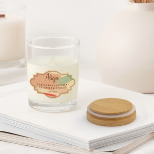 Świeca sojowa zapachowa dla przyjaciółki - Ze świecą szukać