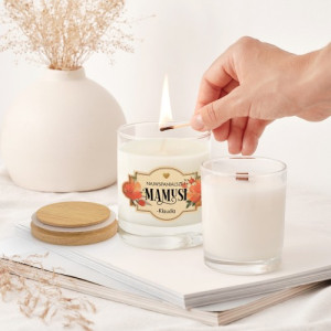 Świeca sojowa zapachowa dla mamy - Najwspanialsza