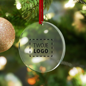 Zawieszka na choinkę z nadrukiem logo - Lśnienie