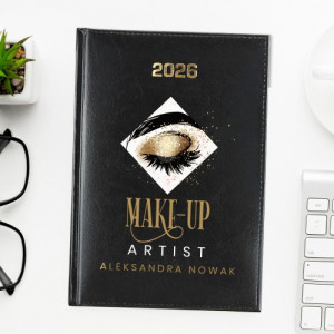 Kalendarz na 2026 z nadrukiem dla makijażystki - Artystka