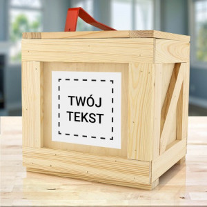 Box upominkowy z łomem (27,5 x 27,5 x 27,5 cm) - Skrzynia niespodzianek