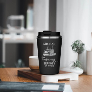 Kubek termiczny z grawerem dla kierowcy - Trucker