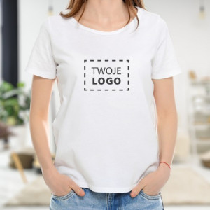 Koszulka damska z nadrukiem logo Rozmiar M - Uniform