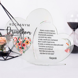 Statuetka z nadrukiem dla babci i dziadka - Tydzień u dziadków