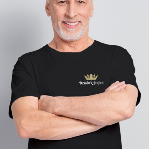 Koszulka z nadrukiem dla dziadka Rozmiar XL - Korona