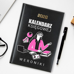 Kalendarz 2026 z nadrukiem dla księgowej - Podatkowy ninja