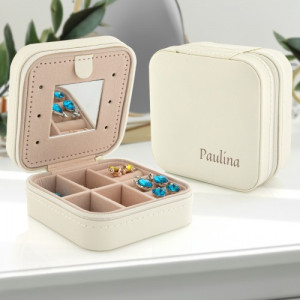 Szkatułka na biżuterię podróżna z nadrukiem dla niej - Przybornik
