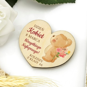 Magnes na lodówkę z nadrukiem na dzień kobiet (10 szt.) - Koledzy z klasy