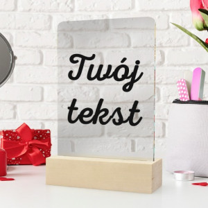 Statuetka z własnym nadrukiem - Twój tekst