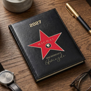 Kalendarz na 2027 z nadrukiem dla aktora - Wschodząca gwiazda