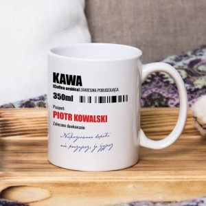 Kubek z nadrukiem dla farmaceuty - Recepta
