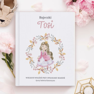 Księga baśni Królewna Śnieżka dla dziewczynki z nadrukiem - Spełniaj marzenia