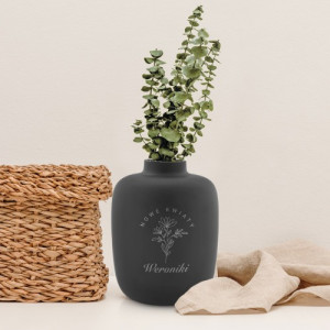 Wazon dekoracyjny z grawerem dla niej - Nowe kwiaty