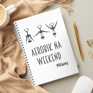 Notatnik personalizowany dla niej - Aerobik