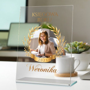 Statuetka ze zdjęciem dla księgowej - Liczę na siebie